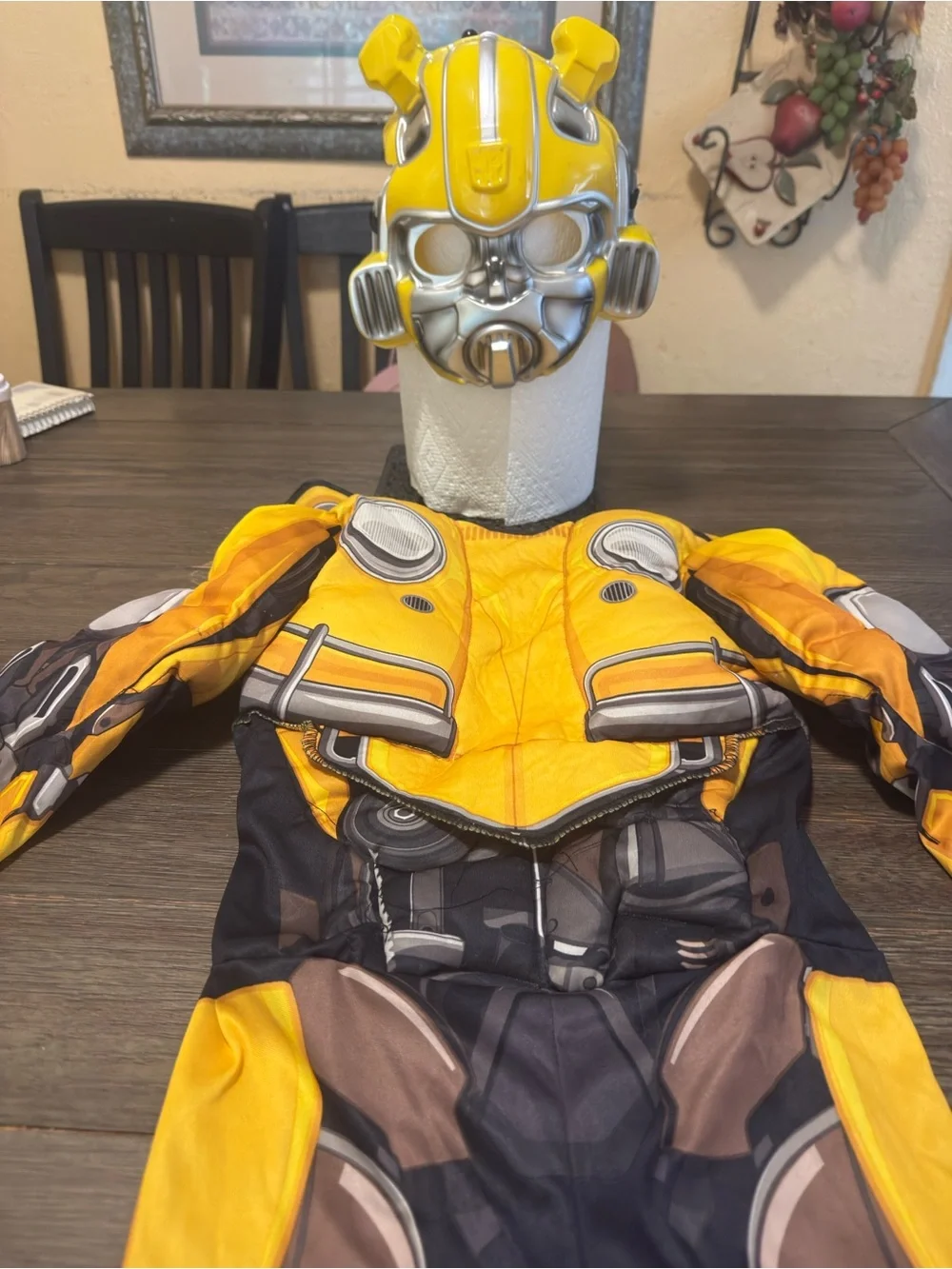 Transformers Authentic Kids Yellow Costume Top